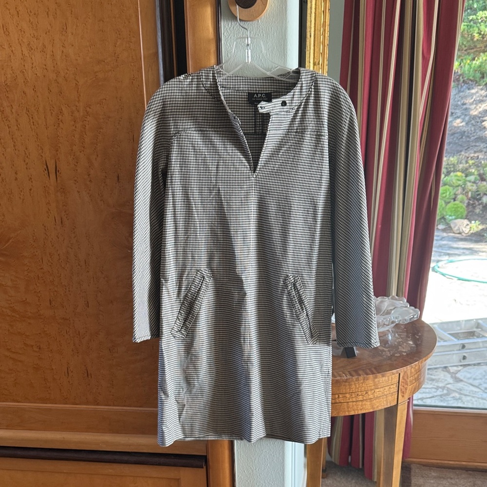 A.P.C. Monochrome Houndstooth Garment